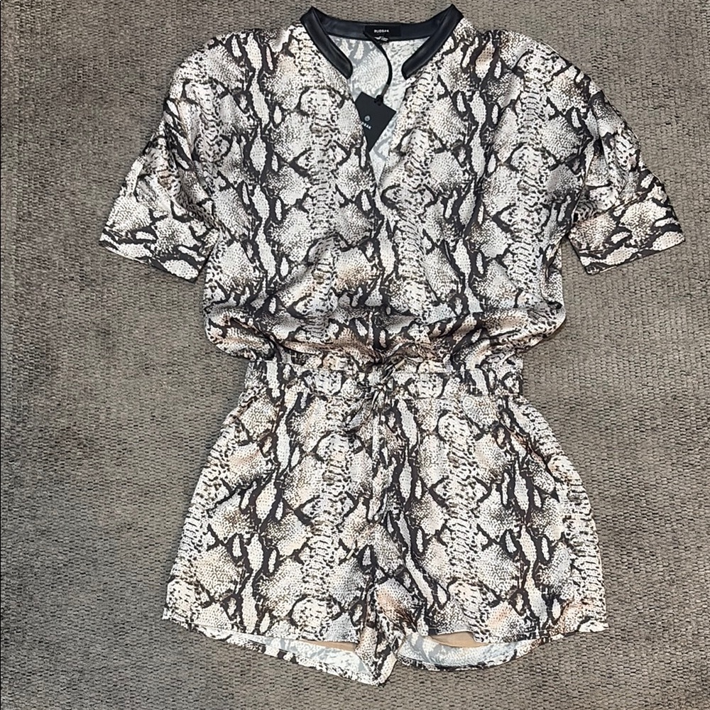 Rudsak Snakeskin Romper S